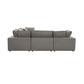 Cali 7-Piece Performance Fabric Modular Large Chaise Sectional - Slate