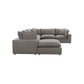 Cali 7-Piece Performance Fabric Modular Large Chaise Sectional - Slate