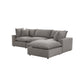 Cali 4-Piece Performance Fabric Modular Sectional - Slate