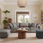 Cali 120" Performance Fabric Modular Sofa - Slate