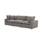 Cali 120" Performance Fabric Modular Sofa - Slate