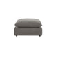 Cali Performance Fabric Ottoman - Slate