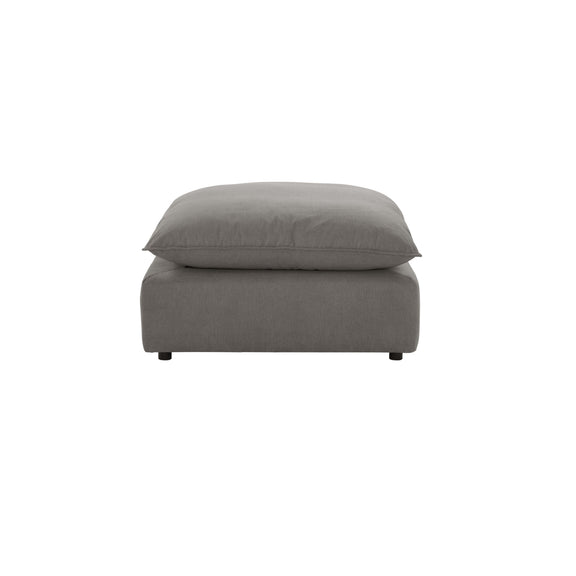 Cali Performance Fabric Ottoman - Slate