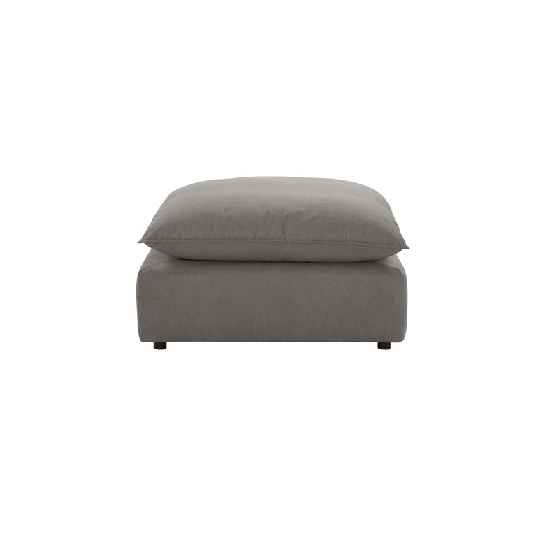 Cali Performance Fabric Ottoman - Slate