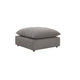 Cali Performance Fabric Ottoman - Slate