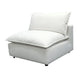 Cali Performance Fabric Modular Armless Chair - Pearl
