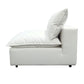 Cali Performance Fabric Modular Armless Chair - Pearl
