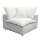Cali Performance Fabric Modular Corner Chair - Pearl