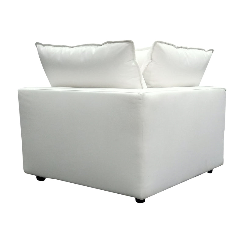 Cali Performance Fabric Modular Corner Chair - Pearl