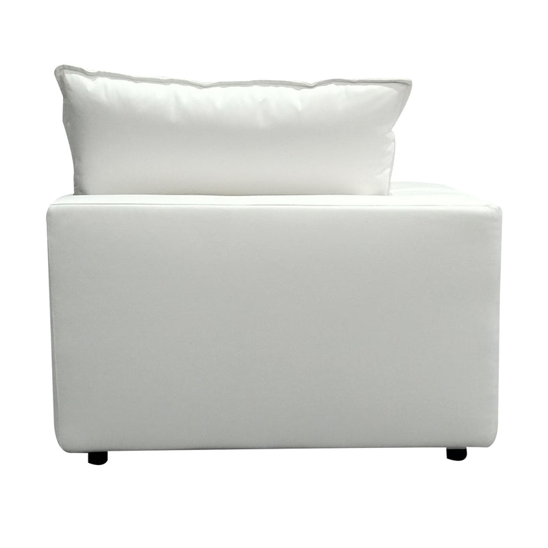Cali Performance Fabric Modular Corner Chair - Pearl