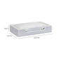 Cali Performance Fabric Modular Pet Bed - Pearl