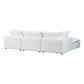 Cali 4-Piece Performance Fabric Modular Sectional - Pearl