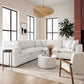 Cali 5-Piece Performance Fabric Modular L-Sectional - Pearl
