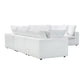 Cali 5-Piece Performance Fabric Modular L-Sectional - Pearl