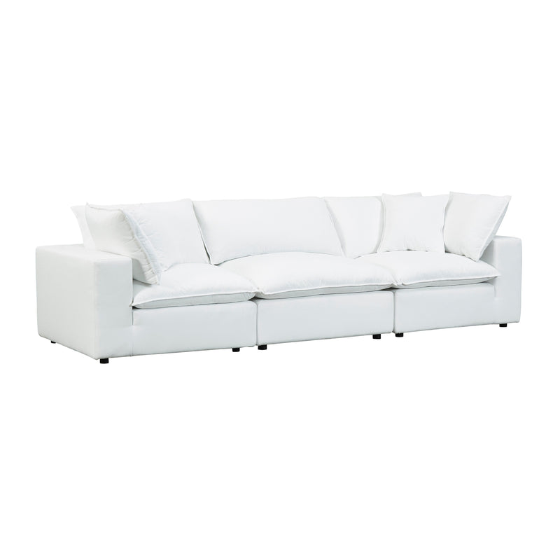 Cali 120" Performance Fabric Modular Sofa - Pearl