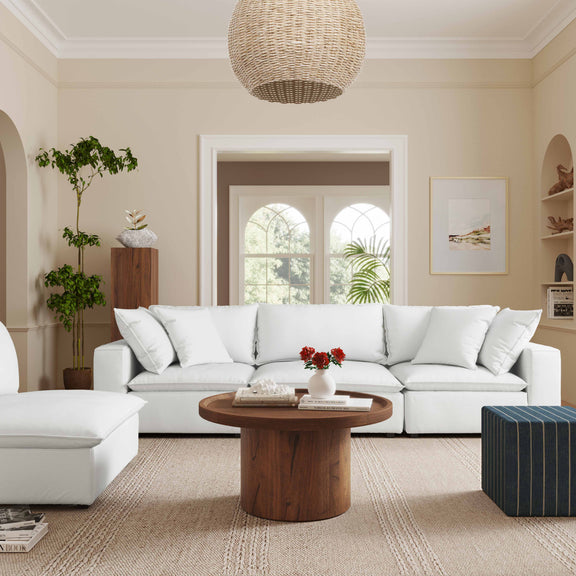 Cali 120" Performance Fabric Modular Sofa - Pearl