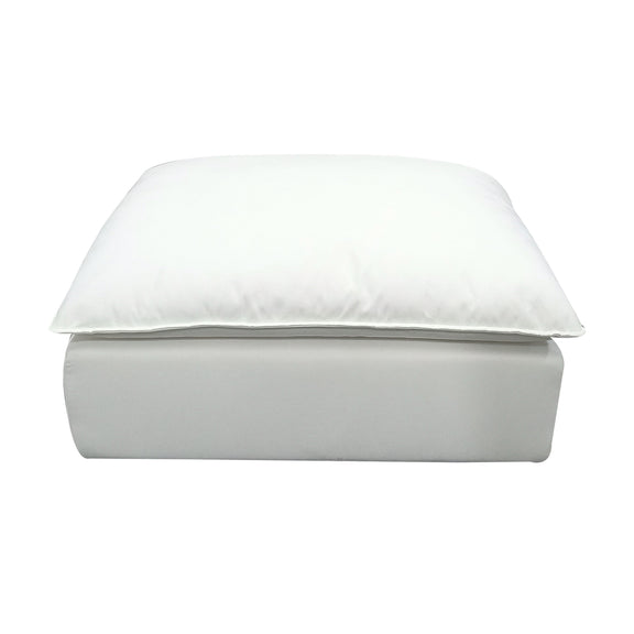 Cali Performance Fabric Ottoman - Pearl