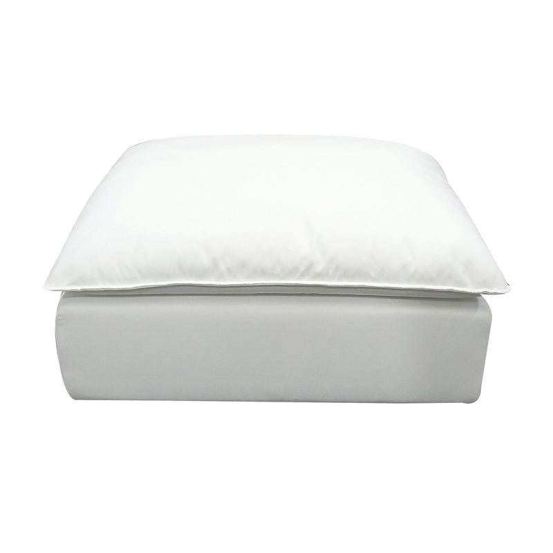 Cali Performance Fabric Ottoman - Pearl
