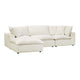 Cali 4-Piece Performance Fabric Modular Sectional - Natural