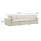 Cali 120" Performance Fabric Modular Sofa - Natural