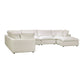 Cali 7-Piece Performance Fabric Modular Large Chaise Sectional - Natural