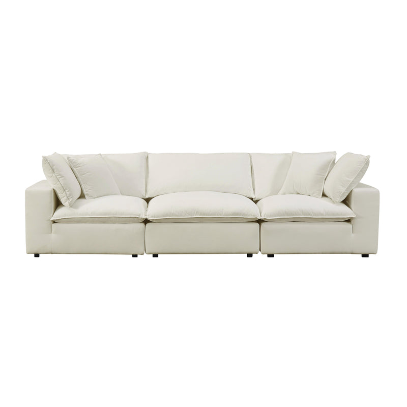 Cali 120" Performance Fabric Modular Sofa - Natural