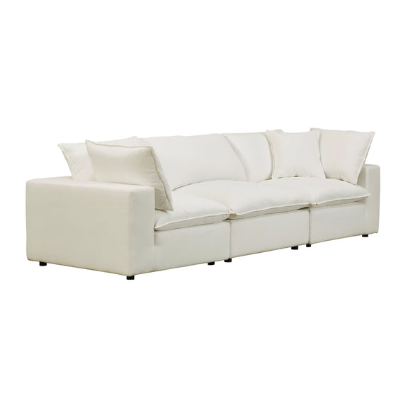 Cali 120" Performance Fabric Modular Sofa - Natural