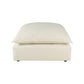 Cali Performance Fabric Ottoman - Natural
