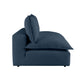 Cali Performance Fabric Modular Armless Chair - Navy