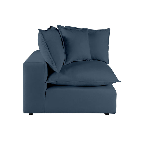 Cali Performance Fabric Modular Corner Chair - Navy