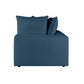 Cali Performance Fabric Modular Corner Chair - Navy