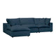 Cali 4-Piece Performance Fabric Modular Sectional - Navy
