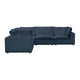 Cali 5-Piece Performance Fabric Modular L-Sectional - Navy