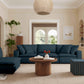 Cali 120" Performance Fabric Modular Sofa - Navy