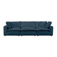 Cali 120" Performance Fabric Modular Sofa - Navy