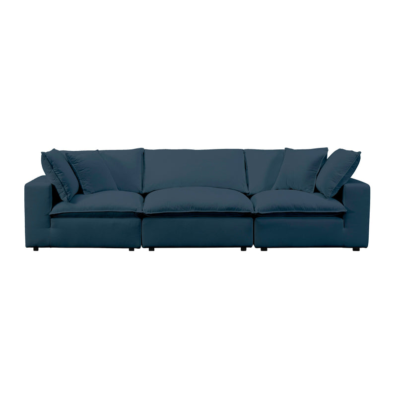 Cali 120" Performance Fabric Modular Sofa - Navy