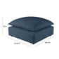 Cali Performance Fabric Ottoman - Navy