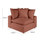 Cali Performance Fabric Modular Corner Chair - Rust