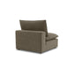 Cali Chocolate Brown Performance Velvet Armless Chair
