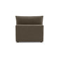 Cali Chocolate Brown Performance Velvet Armless Chair