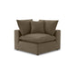 Cali Chocolate Brown Performance Velvet Corner Chair