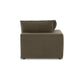 Cali Chocolate Brown Performance Velvet Corner Chair