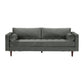 Cave 88" Performance Velvet Sofa - Grey