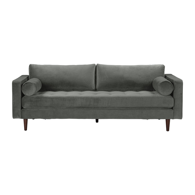 Cave 88" Performance Velvet Sofa - Grey