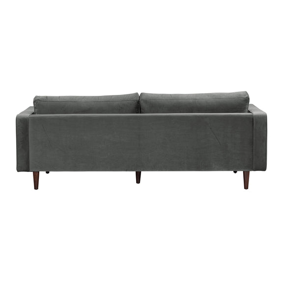 Cave 88" Performance Velvet Sofa - Grey