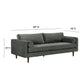 Cave 88" Performance Velvet Sofa - Grey