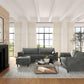 Cave 88" Performance Velvet Sofa - Grey