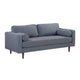Cave 76" Tweed Loveseat - Navy