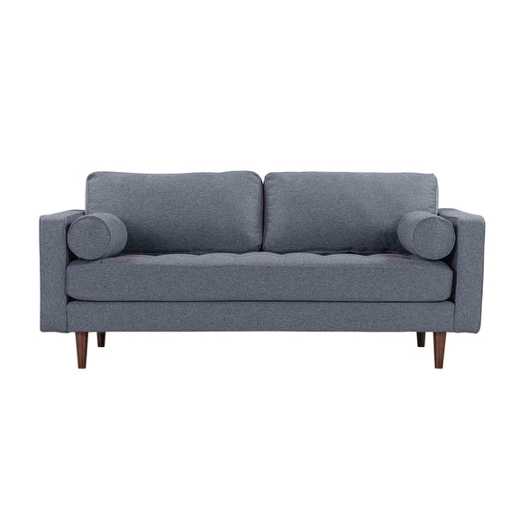 Cave 76" Tweed Loveseat - Navy