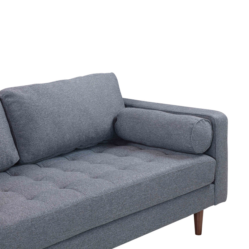 Cave 76" Tweed Loveseat - Navy